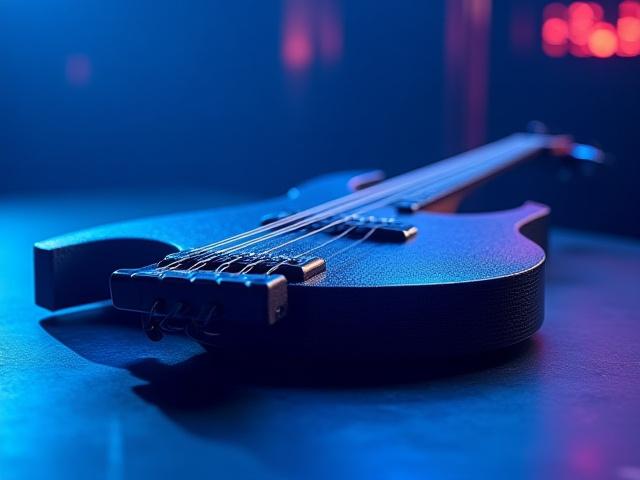 現代的なデザインのエレクトリック三味線