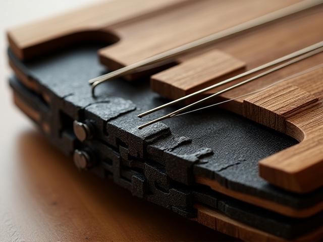 カーボンファイバー採用和楽器の設計図