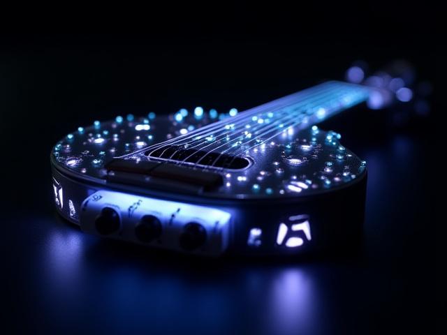 LEDで光るカスタム琴