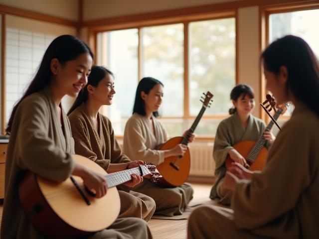 参加者全員での合奏風景