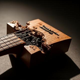 ライブ中にネックが折れたエレキ三味線