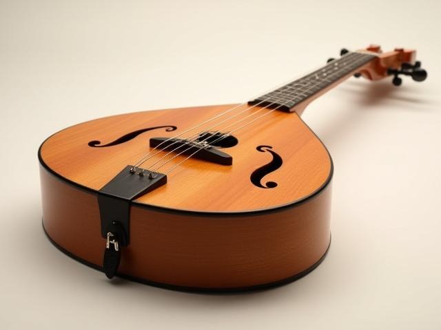 美しく修復された三味線の全体像